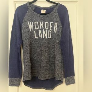 Sundry Anthropologie Wonderland Sweatshirt Top